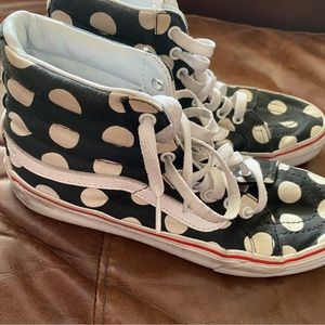 Polka Dot hightop Vans
